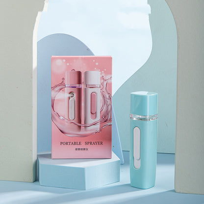 Wiederaufladbares Wasserauffüllgerät für Zuhause: Dampf-Gesichtsspray