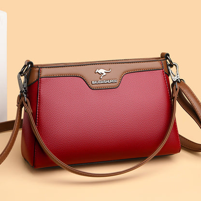 One Shoulder Soft Leather Small Square Stitching Women's Cross-body Bag - Premium Designer Style