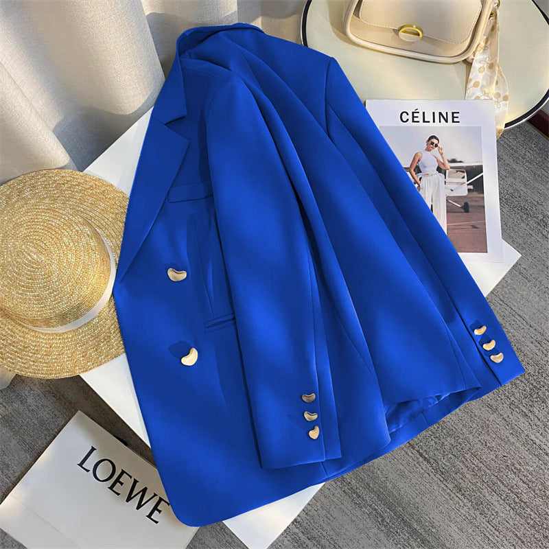 New High-end British Style French Texture Suit Jacket For Women