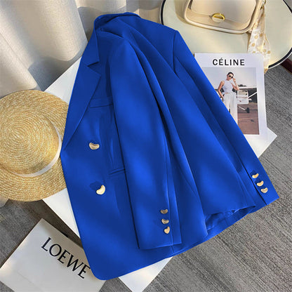 New High-end British Style French Texture Suit Jacket For Women