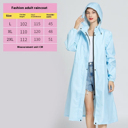Fashion Trench Coat Raincoat Lightweight Breathable Solid Color Long Sleeve