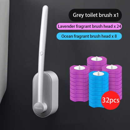 Disposable No Dead Angle Toilet Cleaning Brush