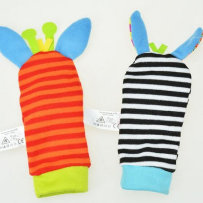 Baby Infant Toy Soft Socks Handbells