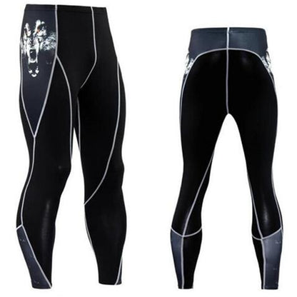 Summer Men's Blackout Compression Tight Fitting Pants