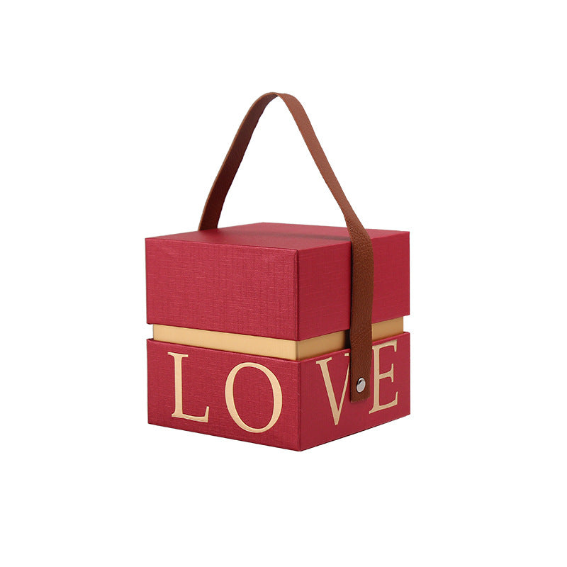 Fashion Simple Valentine's Day Hand-held Gift Box