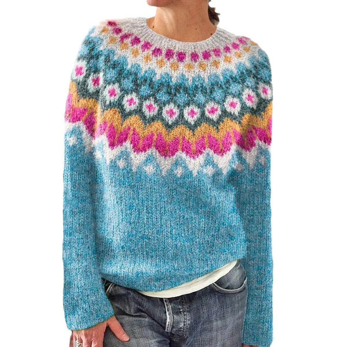 Women's Soft Touch Round Neck Sweater
