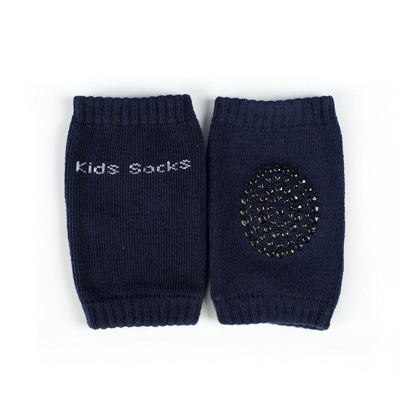 A Pair Four Seasons Fur Ring Baby Leg Protector, Elbow Toddler Crawling Baby Happy Face Knee Brace Non-slip Socks, Adjustable Elastic Neutral, As Halloween, Chrismas Gift