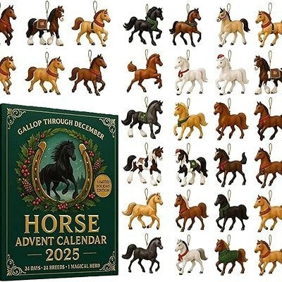 Advent Calendar Blind Box Christmas Tree Decoration Acrylic Pendant