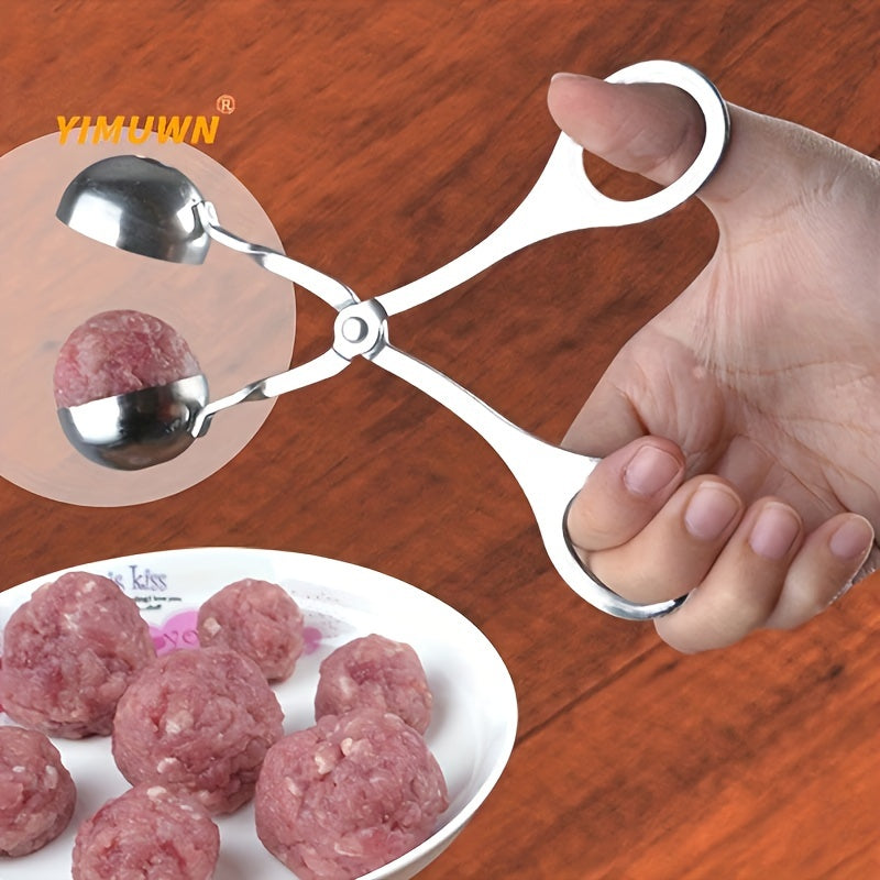 1pc, Stainless Steel Meatball and Fish Ball Maker - Easy and Healthy Cooking Solution for Homemade Meals Kitchen Accessories
