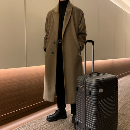 Hochwertiger knielanger Trenchcoat