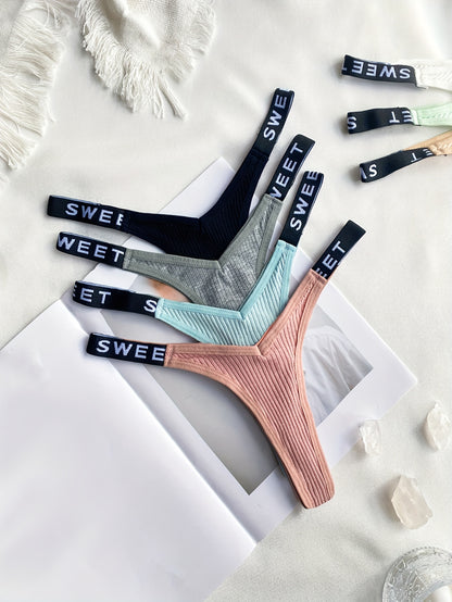 7pcs Combination European and American Underwear Women's Thong