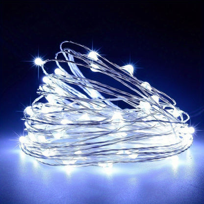 1pc String Lights Suitable for Bedroom, Party, Wedding, Christmas and Halloween Decoration Light 50/100LED