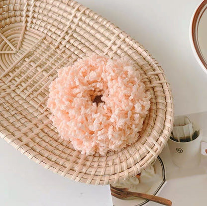 Leuchtender Haarkreis Plüschkopf Seil Dame