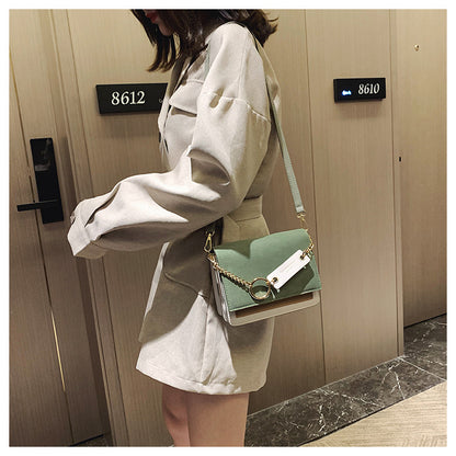 New Korean Frosted Messenger Bag In Autumn And Winter Of