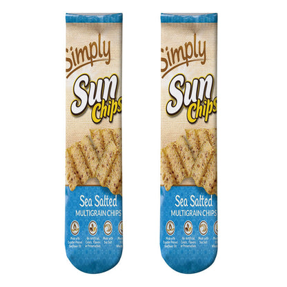 Potato Chips 3D Printed Socks Leshi Odd Zero Food Heat Transfer Stockings Printing Personality