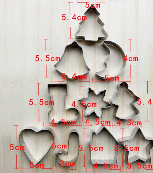Stainless Steel Cookie Mold Christmas Tree