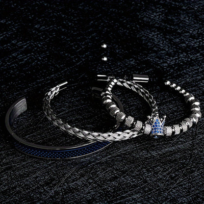 Crown Stainless Steel Bracelet For Men