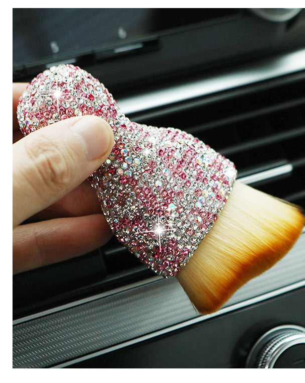 Car Interior Soft Brush - Premium Dust Removal Detailing Brush for Dashboard, Vents & Upholstery