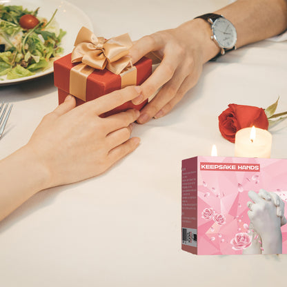 Couple Hand Mold Gypsum Powder Valentine's Day Gift