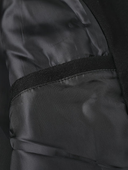 Men's Retro Embroidered Print Thick Baseball Jacket