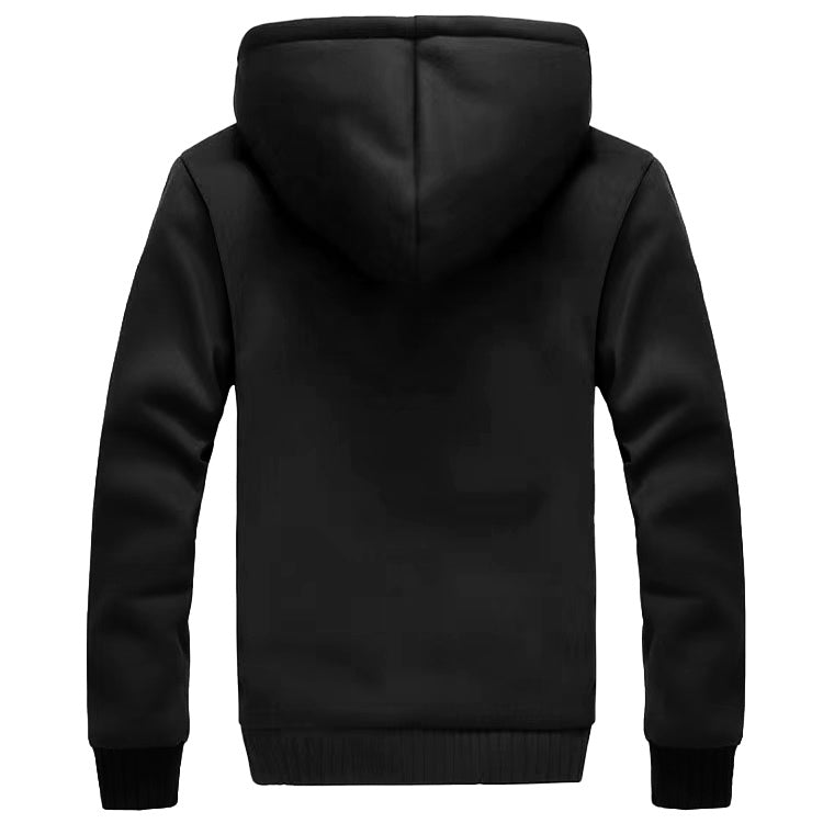 Mens Winter Insulated Zip Up Hooded Jacket - Thick & Padded for Ultimate Warmth, Stylish & Comfortable, High-Performance Best Seller - Ideal for Cold Weather