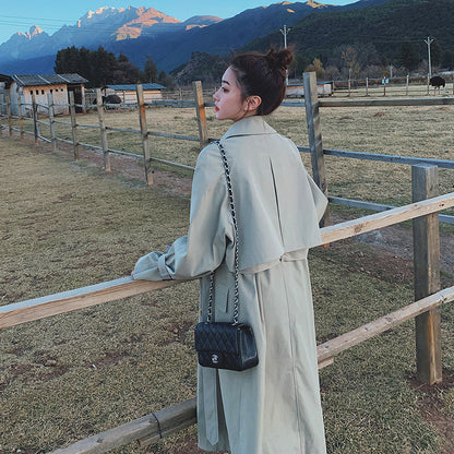 New Style Windbreaker Women's Mid-length