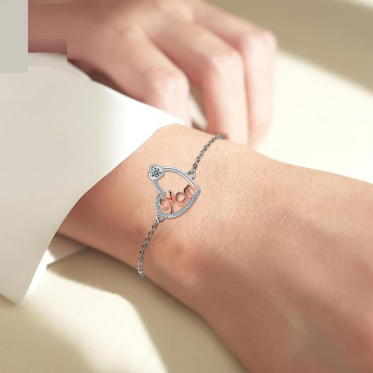 Heart-shaped Bracelet Jewelry Gift For Mother's Day