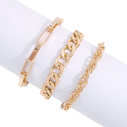 Exaggerated Chain Bracelet Ins Simple Alloy Trend Bracelet