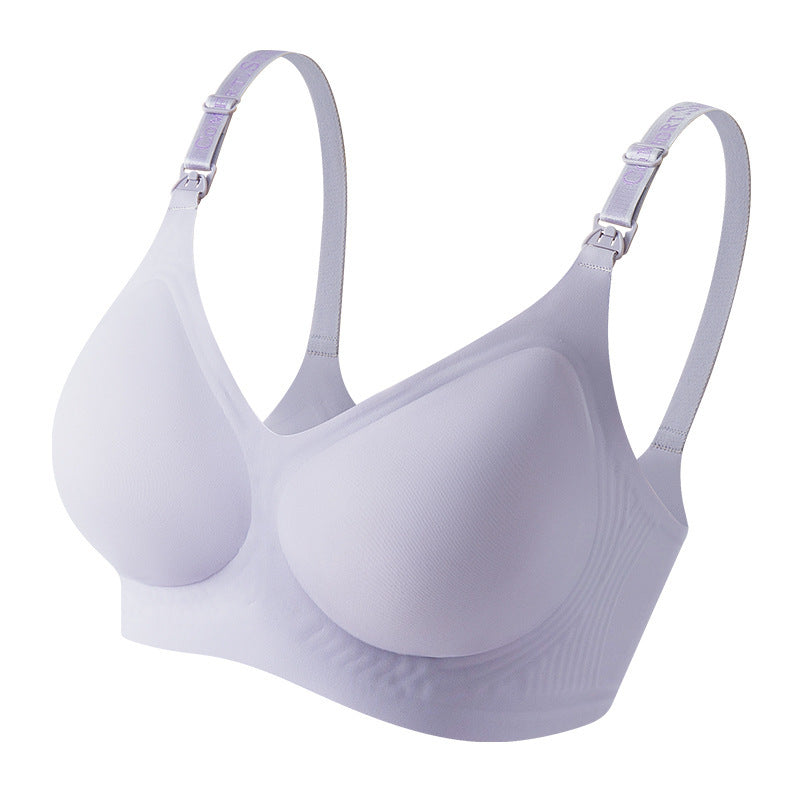 Maternity Fixed-Cup Padded Bra With Soft Support
