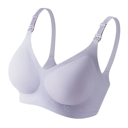 Maternity Fixed-Cup Padded Bra With Soft Support