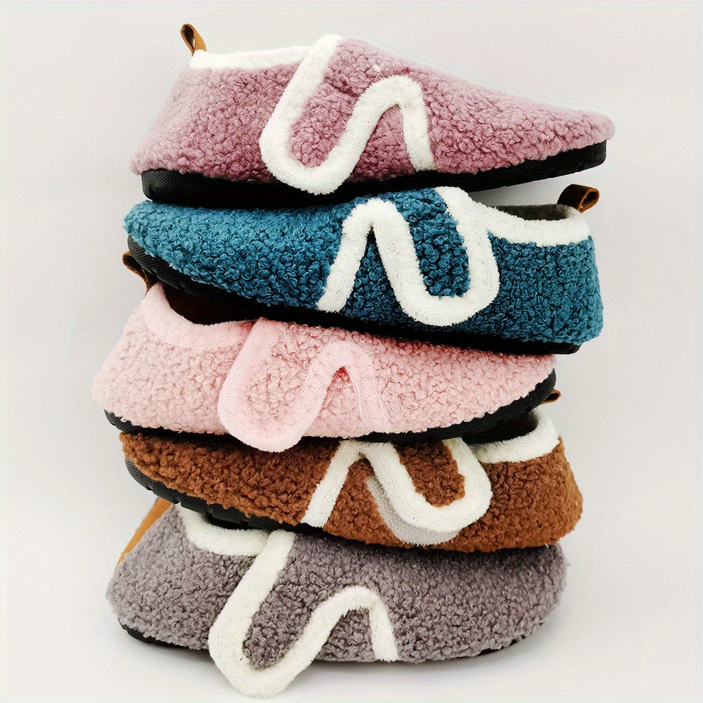 [Popular Choice] Adorable Cartoon Baby Girl Footwear - Soft, Warm for Spring/Fall | Cozy Toddler Indoor Slippers with Non-Slip TPR Sole