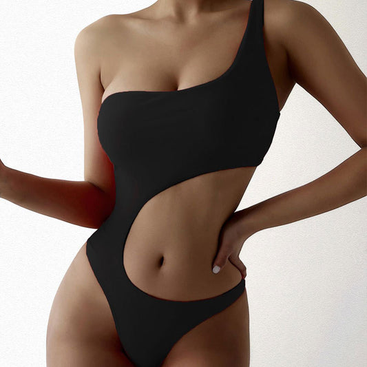 Women's Beach Vacation Sexy Fashion Bikini One Piece Swimsuit