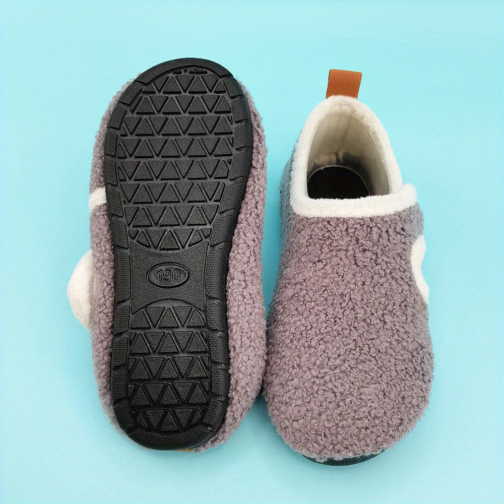 [Popular Choice] Adorable Cartoon Baby Girl Footwear - Soft, Warm for Spring/Fall | Cozy Toddler Indoor Slippers with Non-Slip TPR Sole