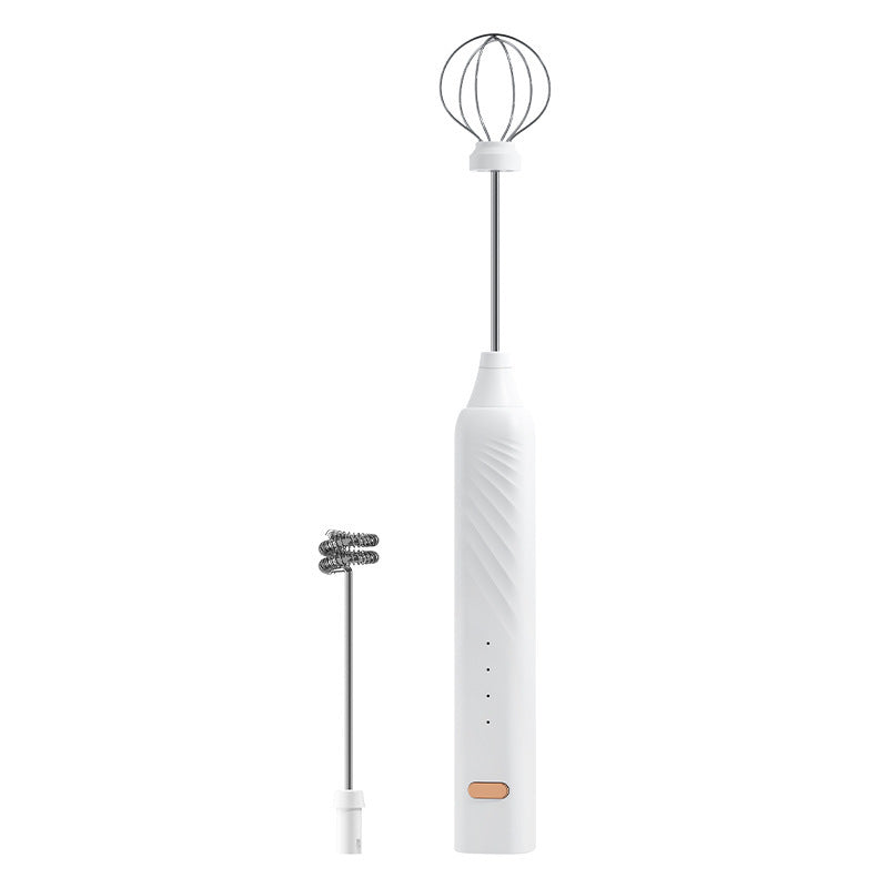 Electric Milk Frother - USB Rechargeable Handheld Foam Maker for Coffee, Latte & Cappuccino