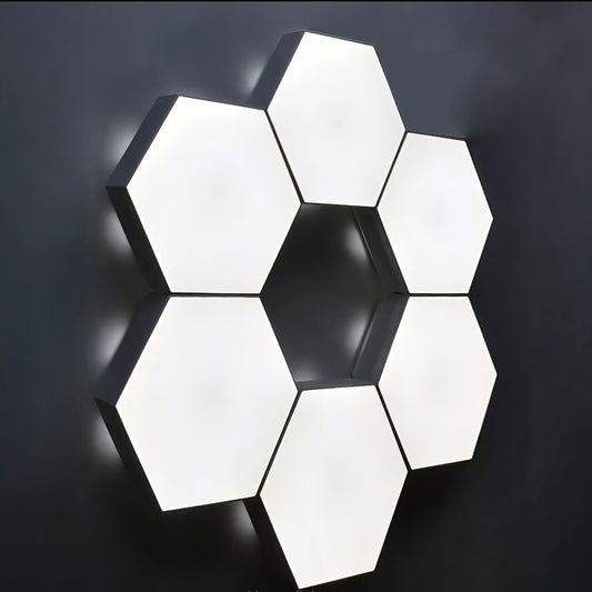 Hexagonal LED Wall Lights 6-Pack - Touch Control Modern Ambient Lighting