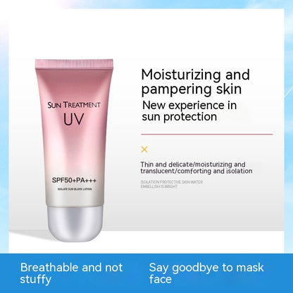 Sonnenschutzmittel mit Lichtschutzfaktor 50, UV-Schutz, Sommer