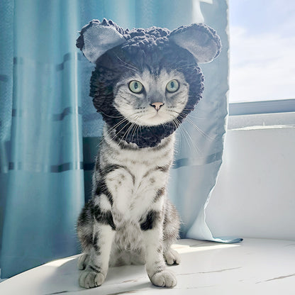 Pet Headgear Cute Dog Teddy Dress Up SUNFLOWER Cat Headdress Wig Cat Headgear Hat
