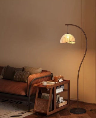Internet-famous And Vintage S-shaped Crescent Floor Lamp Silent Wind