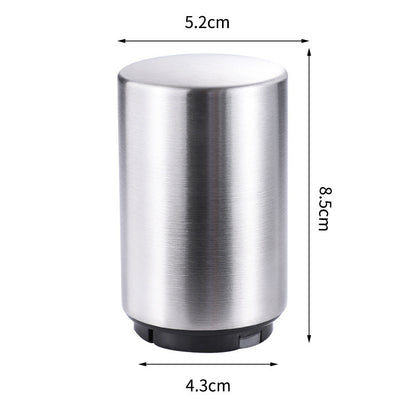 Creative Stainless Steel Beer Bottle Bar Press Opener Automatic Summer Party
