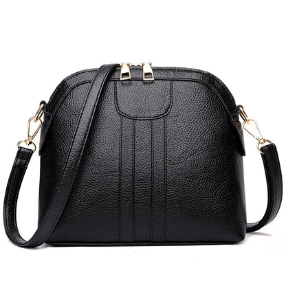 Fashion Shell Soft Leather Crossbody Small Bag