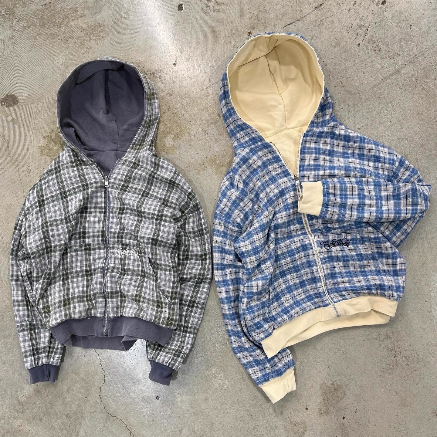 Double-sided Wear Hooded Cardigan Sweater