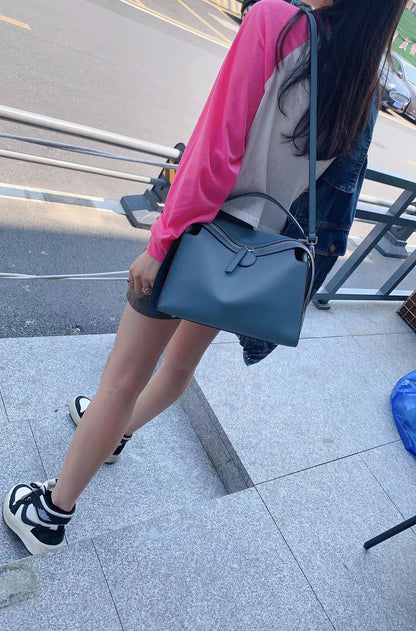 Women's Shoulder Crossbody Bag Stitching Contrast Color