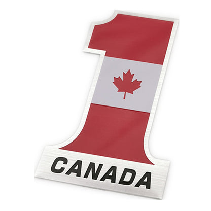 Car Personality Stickers 3 Dstereo Metal Sticker China Russia Germany Flag Car Body Sticker Scratch Stickers