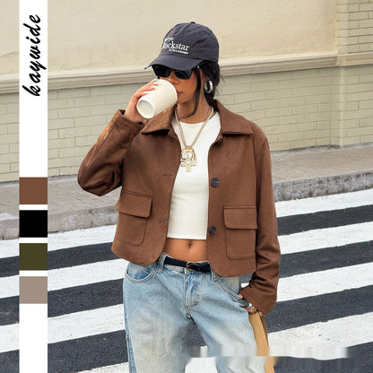 Simple Stylish Versatile Casual And Relaxed-fit Women's Jacket