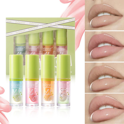 Water Light Moisturizing Large Head Brush Mirror Lip Gloss
