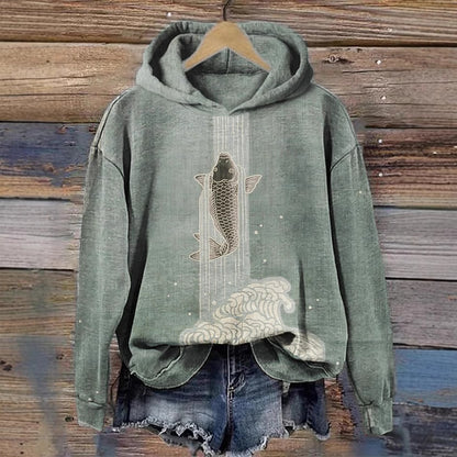 3D Digital-printed Sweatshirt For Women Loose-fitting Casual Pullover
