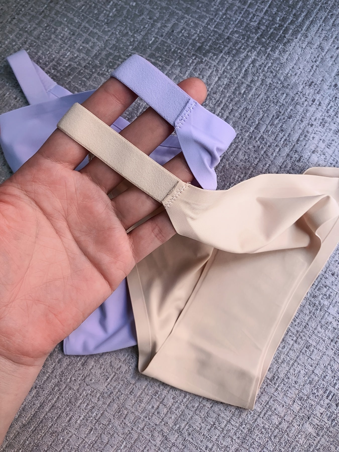 5pcs Seamless Women's Bikini Panties - Comfortable, Stretchy Nylon/Elastane Blend, Low-Rise, Solid Color in Casual to Yoga Fitness Wear, Breathable & Soft