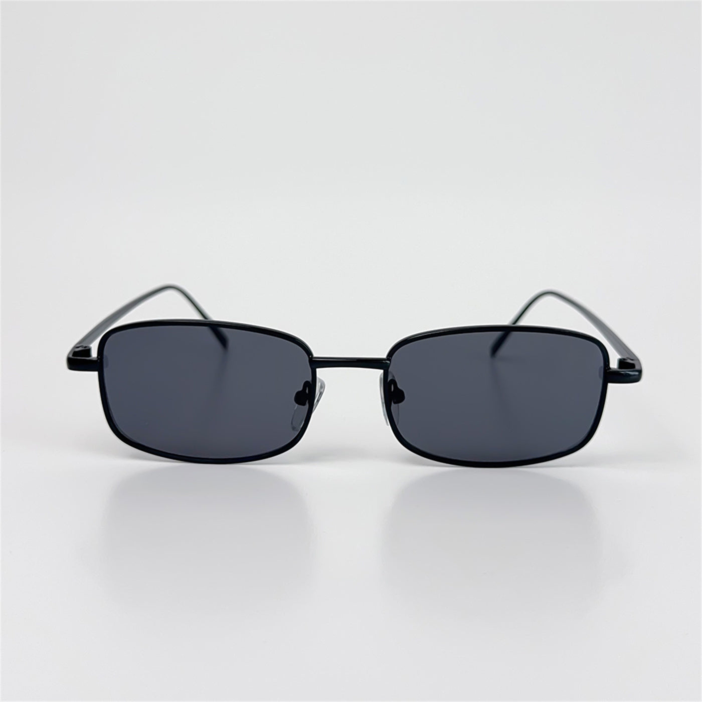 Retro Small Box Square Metal Glasses