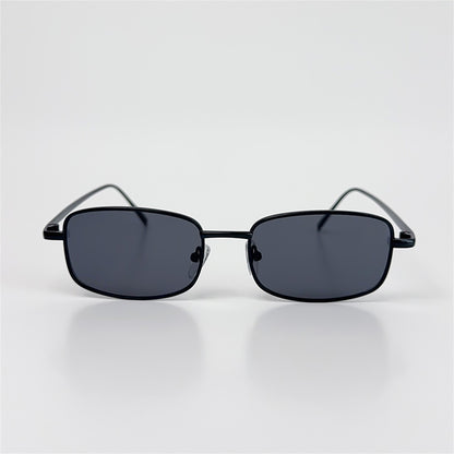Retro Small Box Square Metal Glasses