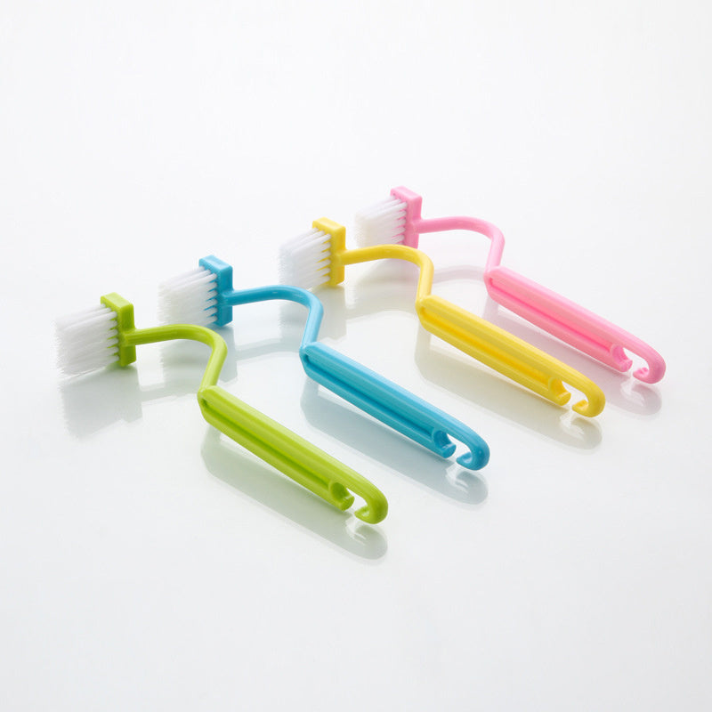 Japanese Household Cleaning Brush With Curved Handle